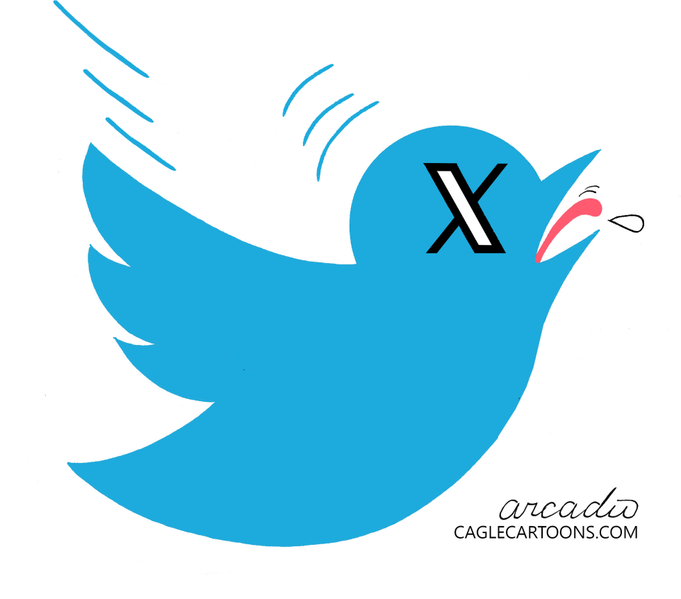 Old Twitter logo dies.