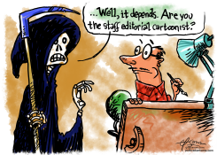 GOODBYE CARTOONISTS by Guy Parsons