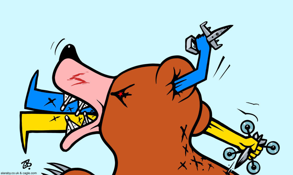 Ukraine & Russia .. Amid the intense drone warfare