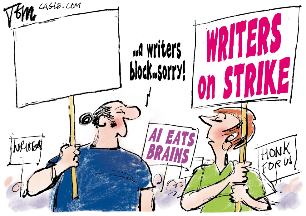 Writers on strike