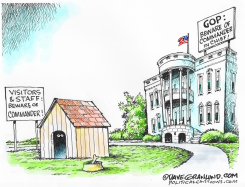 BIDEN DOG BITING PEOPLE by Dave Granlund