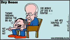 JOE BIDENS LAP DOG by Yaakov Kirschen