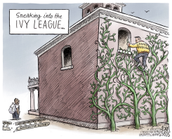 IVY LEAGUE ADMISSIONS by Adam Zyglis