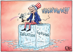 FINALLY COOLING DOWN by Christopher Weyant