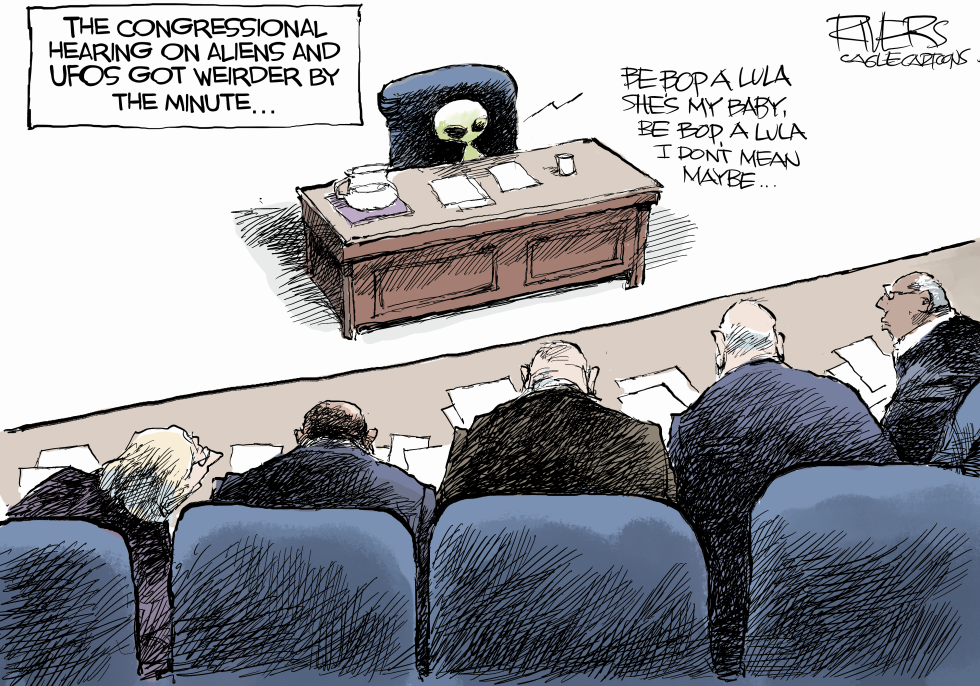 Congressional UFO Hearing Turns Surreal with Singing Alien Witness