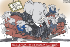 ELEPHANT IN THE ROOM by Jeff Koterba