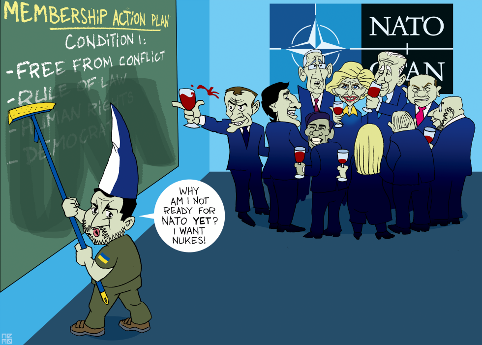 No NATO Yet for Zelensky