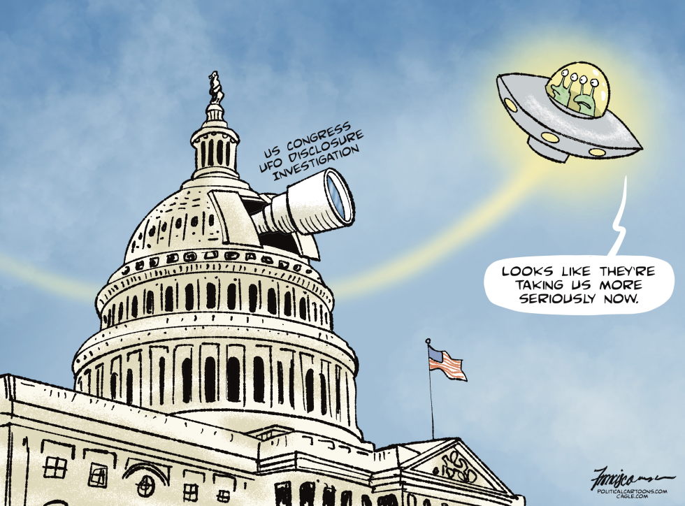 Congress Peers into the UFO Unknown with Telescope Eyes