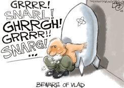 CORNERED PUTIN by Pat Bagley