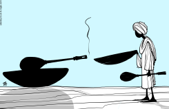 HUNGER & WAR IN SUDAN  by Emad Hajjaj