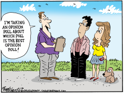 OPINION OF OPINION POLLS by Bob Englehart
