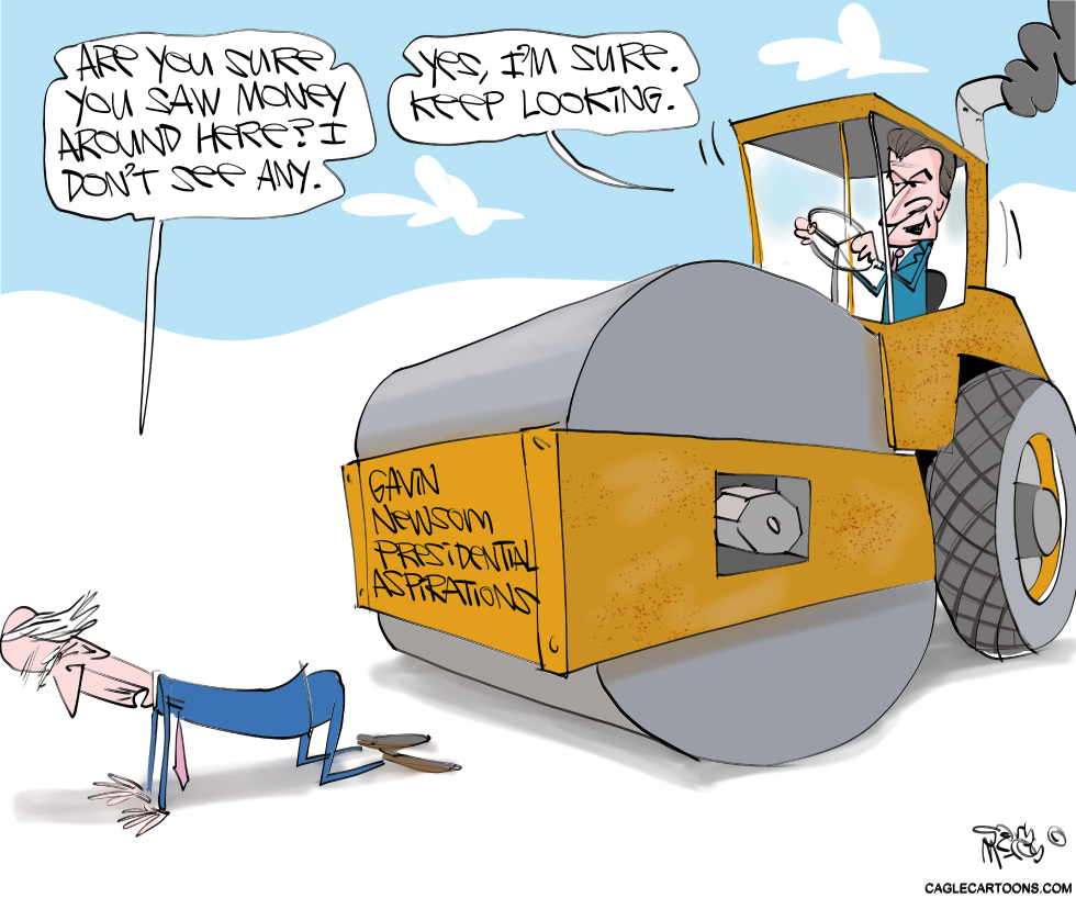 Newsom Takes On Biden