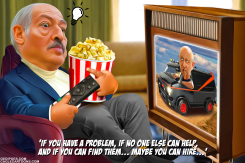 LUKASHENKO AND WAGNER by Bart van Leeuwen