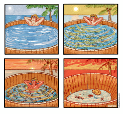  OCEAN TEMPERATURES LIKE A HOT TUB by Peter Kuper