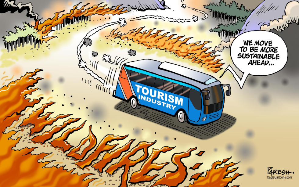 Wildfires and tourism