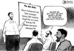 CANADA TO DO LIST by Cam Cardow