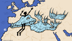 THE MEDITERRANEAN SEA by Emad Hajjaj