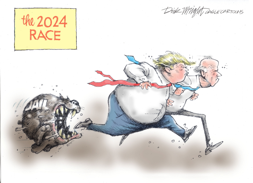 Trump and Biden Race
