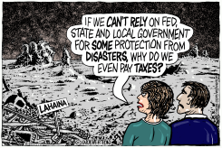 LAHAINA BURNING by Monte Wolverton