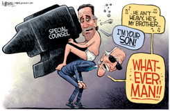 HUNTER BIDEN HEAVY by Rick McKee