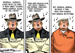 GEORGIA ON TRUMP'S MIND by Kevin Siers