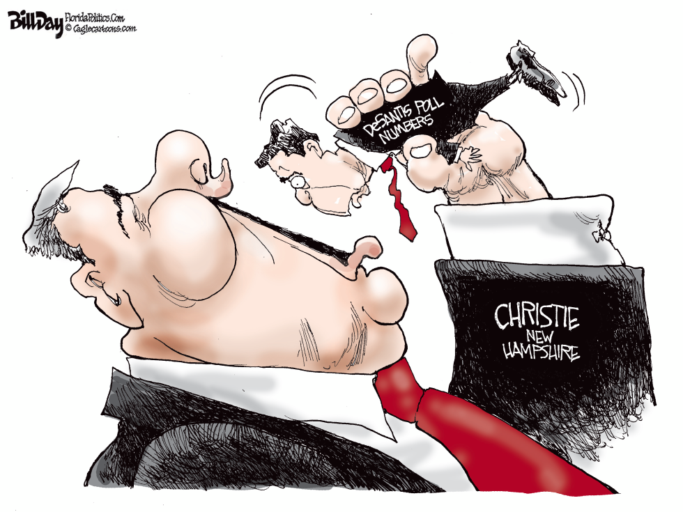 Christie and DeSantis Poll Numbers