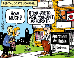 HIGH RENT by Steve Nease