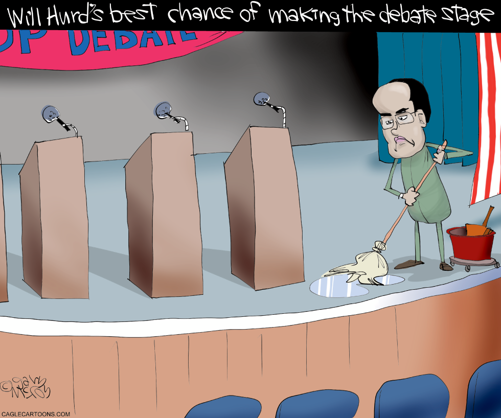 Hurd's Debate Chance