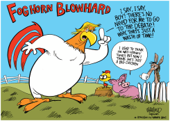 TRUMP TO SKIP DEBATE by Dave Whamond