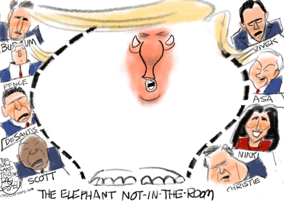 Trump Skips Debate