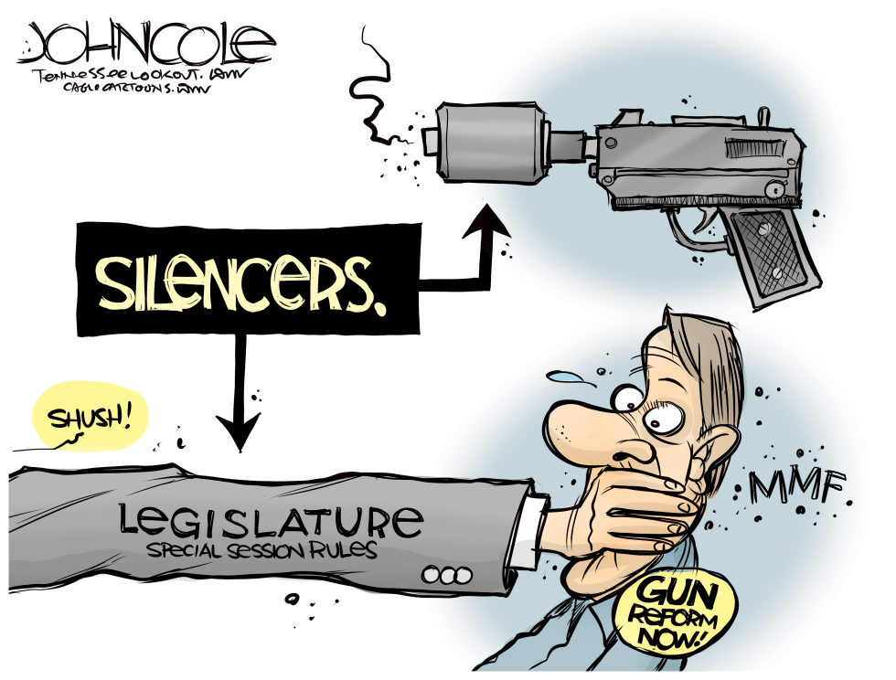 TENNESSEE Gun-control silencer