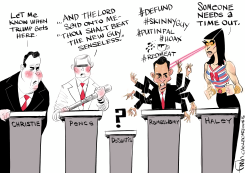 GOP DEBATE BAIT by Frank Hansen