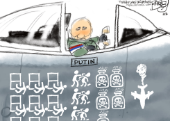 PUTIN ACE by Pat Bagley