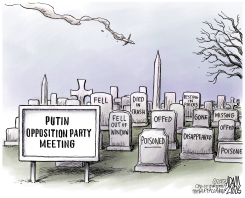 PUTIN'S CRITICS by Adam Zyglis