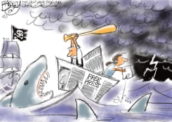FREE PRESS  by Pat Bagley