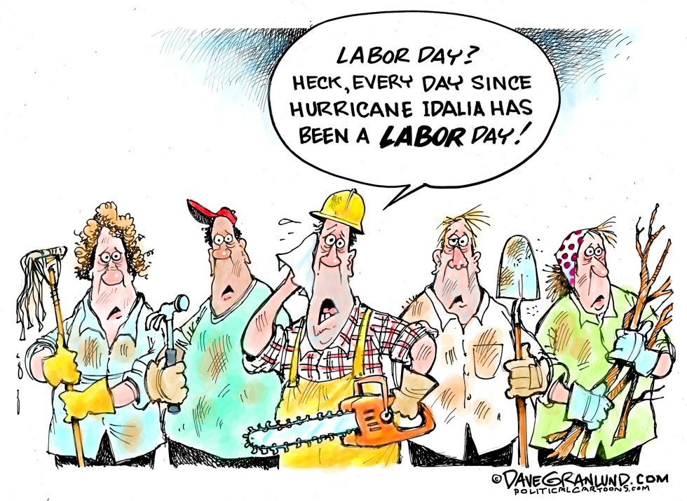 Hurricane Idalia clean up