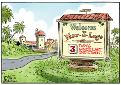 DAYS SINCE LAST INDICTMENT by Christopher Weyant