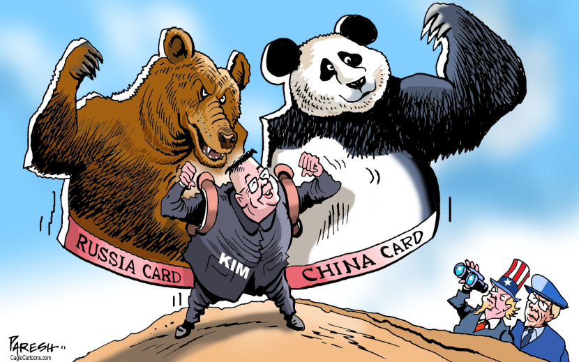 Kim Russia-China card