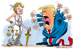 TRUMP'S LEGAL ARGUMENTS  by Daryl Cagle