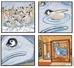 PENGUIN EXTINCTION by Peter Kuper