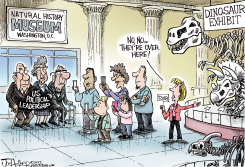 DINOSAUR POLITICIANS by Joe Heller
