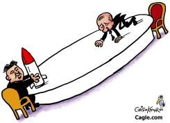 PUTIN MEETS KIM by Christo Komarnitski