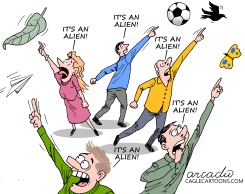 ALIEN SIGHTING FEVER by Arcadio Esquivel