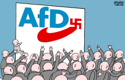 GERMAN NAZI PARTY GROWS ALARMINGLY by Rainer Hachfeld