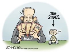 NORTH CAROLINA BERGER THE CARD SHARK by John Cole