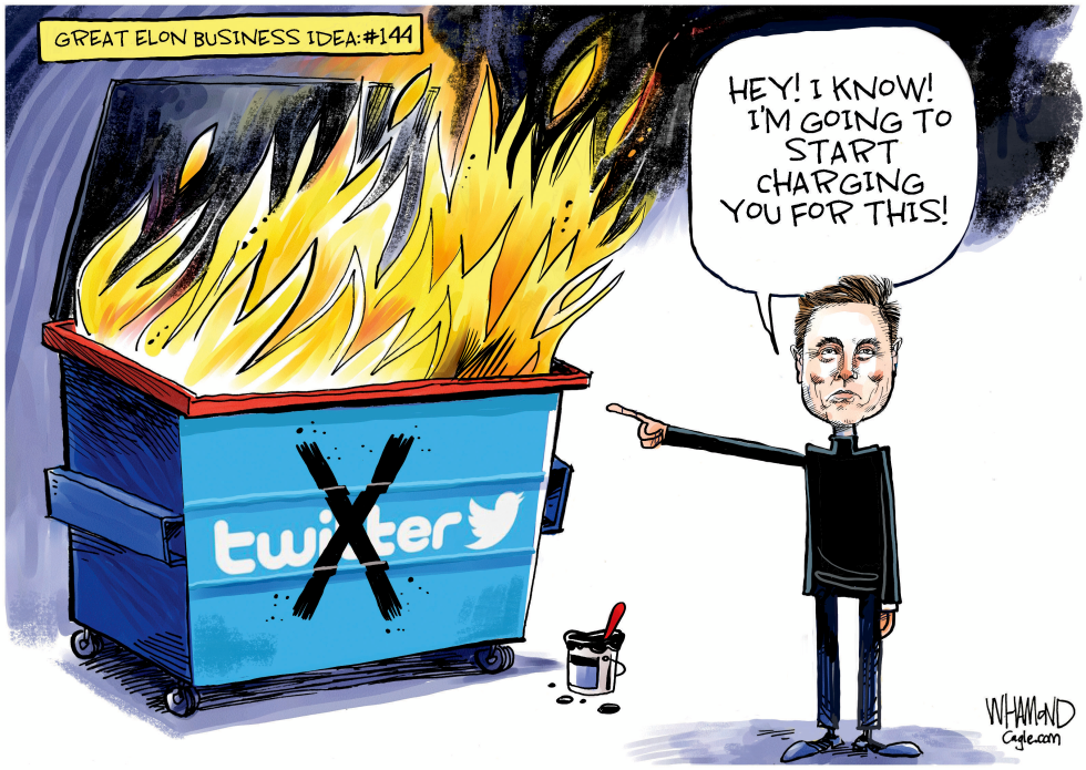 Musk to charge for Twitter X use