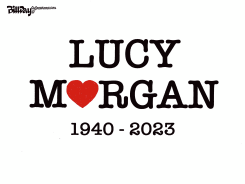 FLORIDA JOURNALIST LUCY MORGAN by Bill Day