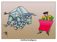 AI BULLFIGHTING by Arend van Dam