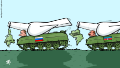 PUTIN & ALIYEV  by Emad Hajjaj
