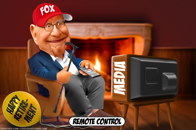 Rupert Murdoch Takes a Step Back